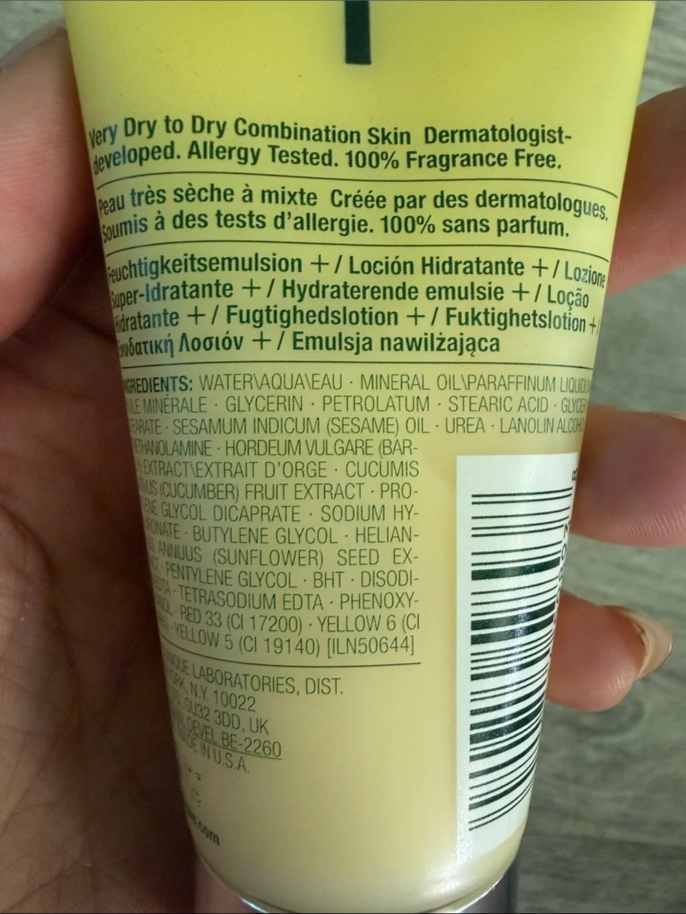 Clinique Yellow Moisturizing Lotion+ Tube